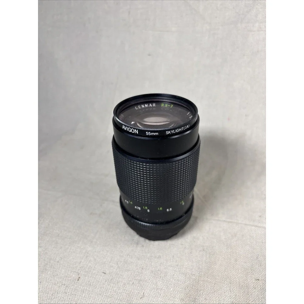 Lenmar Rx-7 1:2.8 55mm Camera Lens Poor Condition Parts Or Repair Only